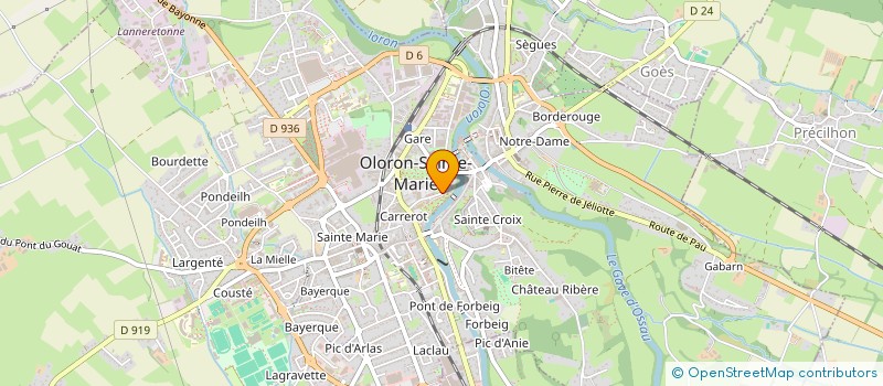 localisation de l'entreprise MADE IN BEARN  OLORON-SAINTE-MARIE