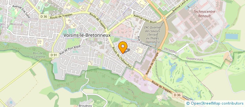 localisation de l'entreprise MADE IN FRANCE  VOISINS-LE-BRETONNEUX