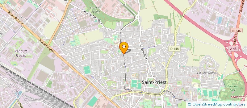 localisation de l'entreprise MADE IN GLASS  SAINT-PRIEST