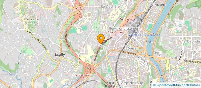 localisation de l'entreprise MADE IN KA  ECULLY