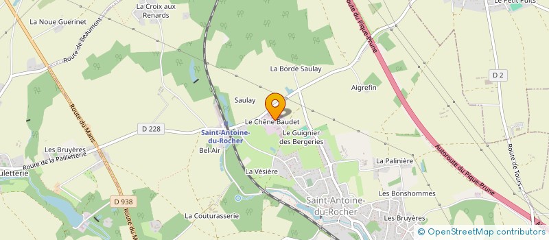 localisation de l'entreprise MADE IN LOIRE  SAINT ANTOINE DU ROCHER