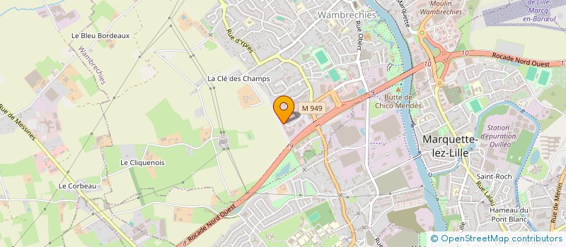 localisation de l'entreprise MADE IN METAL à WAMBRECHIES