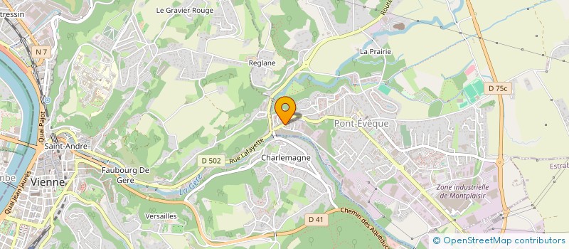 localisation de l'entreprise MADE IN MODE à PONT-EVEQUE