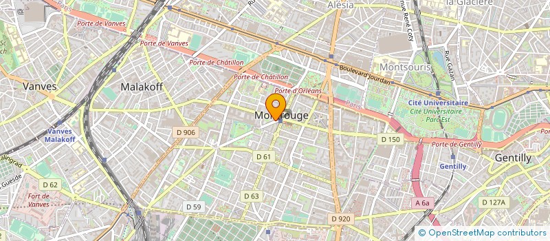 localisation de l'entreprise MADE IN SENS  MONTROUGE