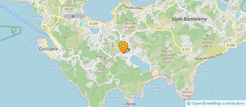 localisation de l'entreprise MADE IN ST BARTH à SAINT BARTHELEMY