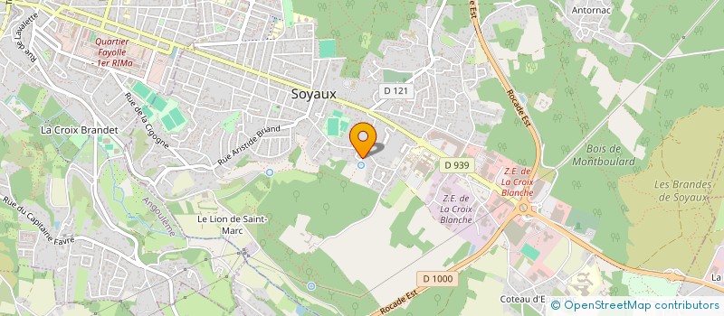 localisation de l'entreprise MADE IN VOUS  SOYAUX