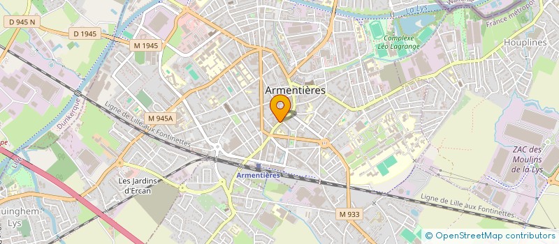 localisation de l'entreprise MADE'MOISELLE à ARMENTIERES