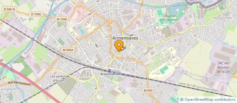 localisation de l'entreprise MADE'MOISELLE à ARMENTIERES