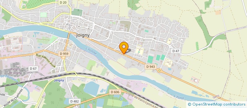localisation de l'entreprise MADEA à JOIGNY