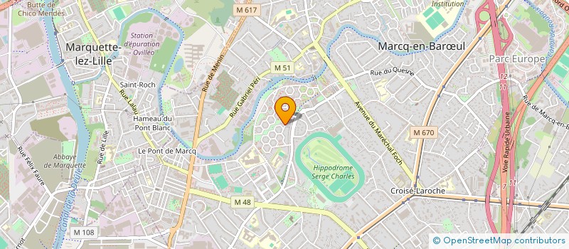 localisation de l'entreprise MADEANT à MARCQ-EN-BARŒUL