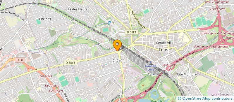 localisation de l'entreprise MADEBACRI à LENS