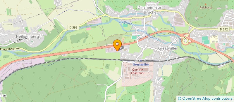 localisation de l'entreprise MADEC à GRESSWILLER