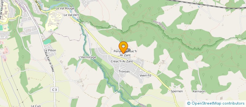 localisation de l'entreprise MADEC à SCRIGNAC
