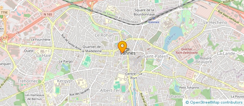 localisation de l'entreprise MADEC SA à VANNES