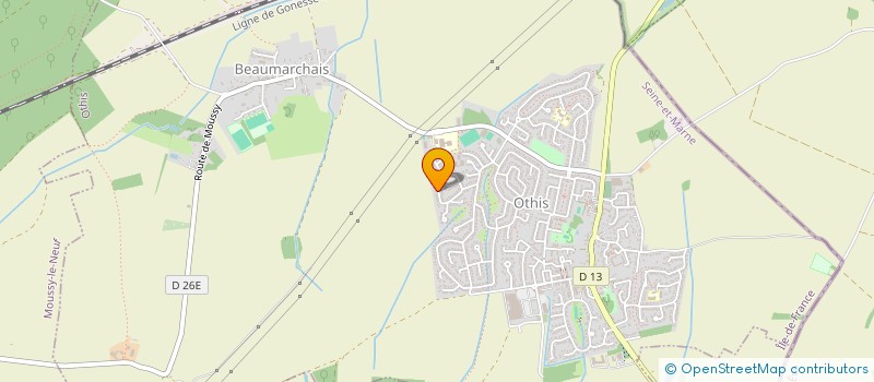 localisation de l'entreprise MADEEN KMS  OTHIS