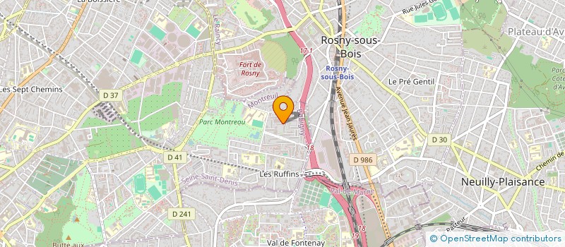 localisation de l'entreprise MADEF à MONTREUIL