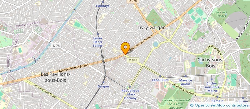 localisation de l'entreprise MADEF COUVERTURE à LIVRY-GARGAN