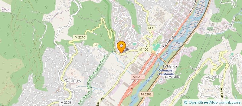 localisation de l'entreprise MADEFREE à CARROS