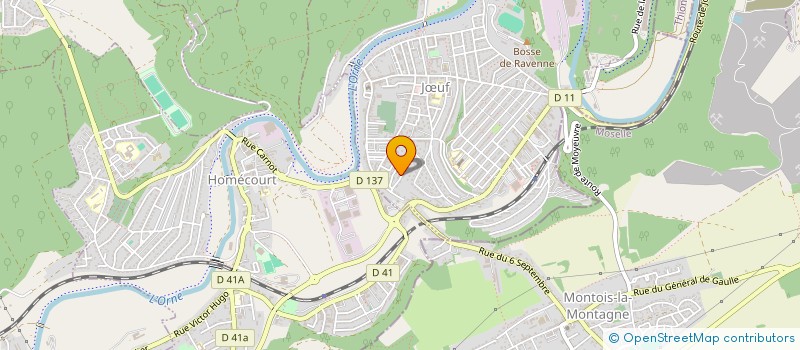 localisation de l'entreprise MADEIRA  JOEUF