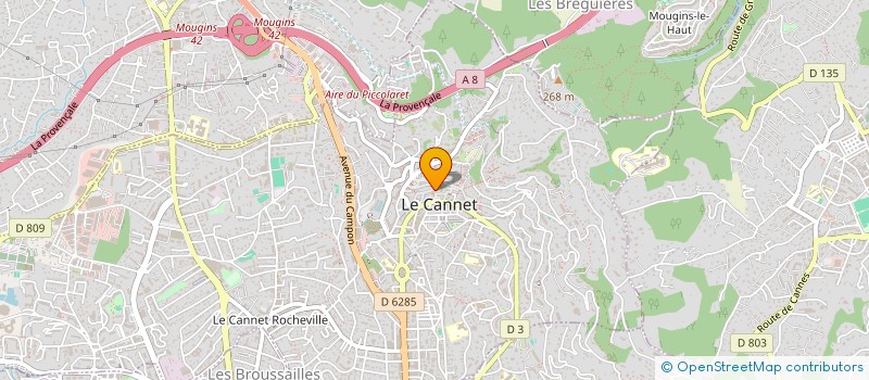localisation de l'entreprise MADEIRA à LE CANNET