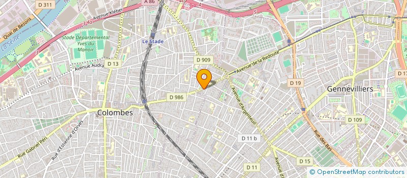 localisation de l'entreprise MADEIRA à BOIS-COLOMBES