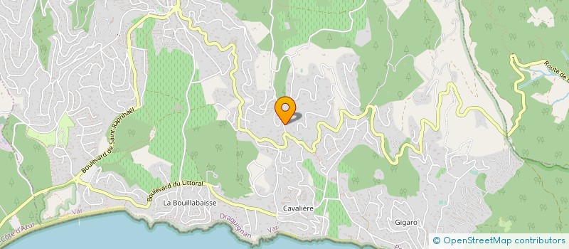 localisation de l'entreprise MADEIRA PAYSAGES à LA CROIX-VALMER
