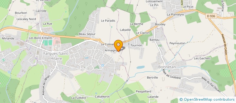 localisation de l'entreprise MADEIRA-WOOD  FARGUES-SAINT-HILAIRE