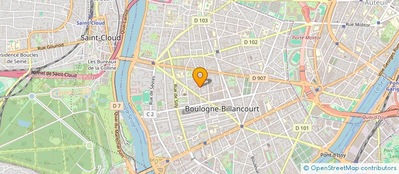 localisation de l'entreprise MADEL à BOULOGNE-BILLANCOURT