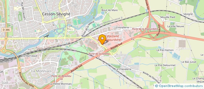 localisation de l'entreprise MADEL à CESSON-SEVIGNE