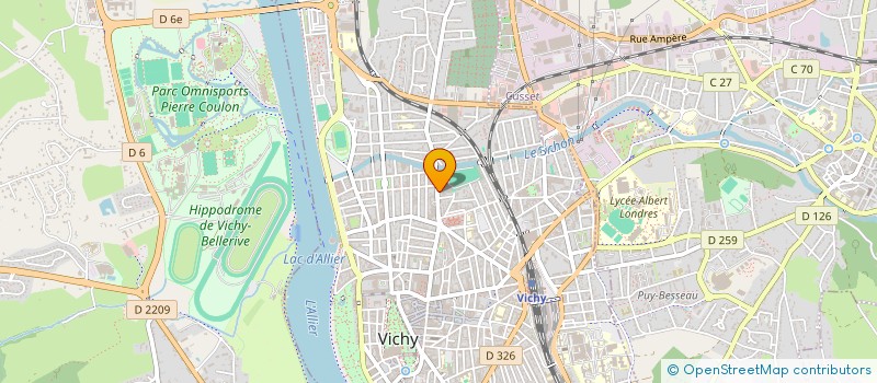 localisation de l'entreprise MADEL à VICHY