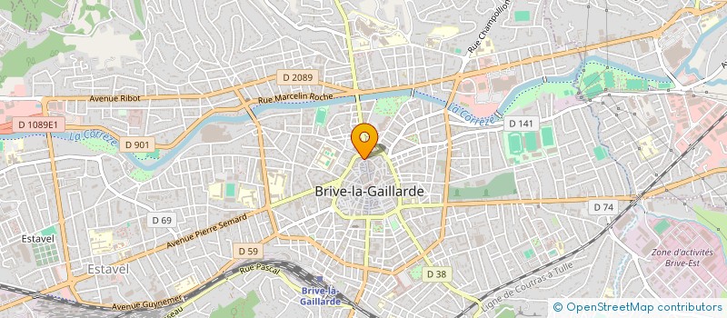 localisation de l'entreprise MADELAIN  BRIVE-LA-GAILLARDE