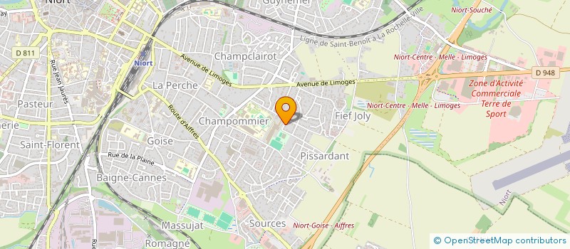 localisation de l'entreprise MADELAIN SDO  NIORT