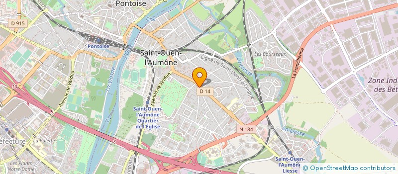 localisation de l'entreprise MADELAINE à SAINT-OUEN-L'AUMONE