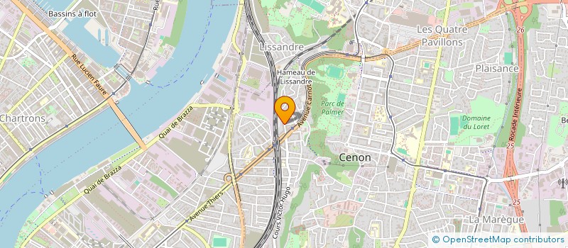 localisation de l'entreprise MADELAINE INDIVISION  CENON