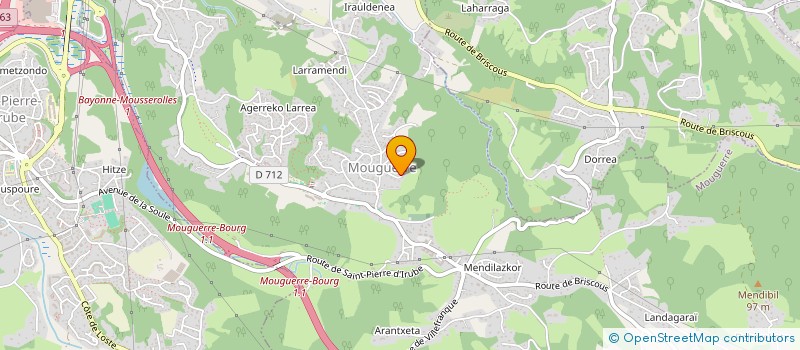 localisation de l'entreprise MADELE 64  MOUGUERRE