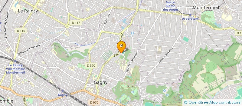 localisation de l'entreprise MADELEC  GAGNY