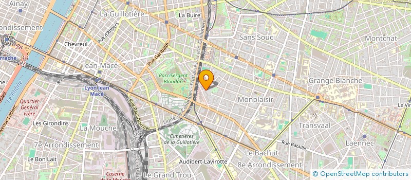 localisation de l'entreprise MADELEINE 2025  LYON