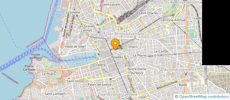 localisation de l'entreprise MADELEINE à MARSEILLE