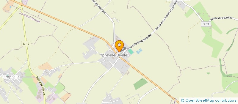 localisation de l'entreprise MADELEINE  YPREVILLE-BIVILLE