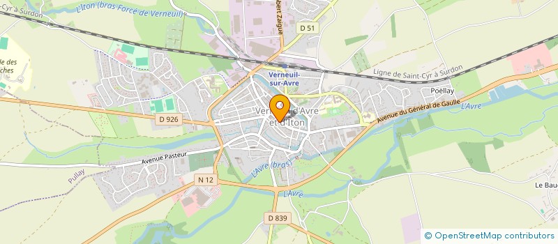 localisation de l'entreprise MADELEINE 474  VERNEUIL D'AVRE ET D'ITON