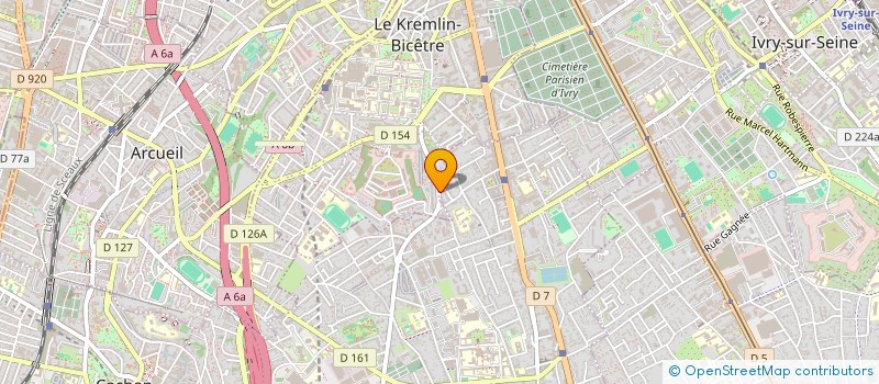 localisation de l'entreprise MADELEINE à VILLEJUIF