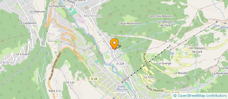 localisation de l'entreprise MADELEINE à MORZINE