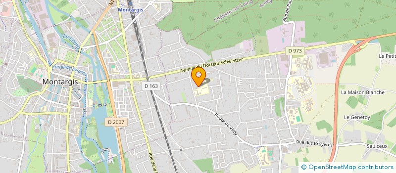 localisation de l'entreprise MADELEINE  AMILLY