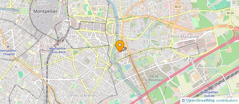 localisation de l'entreprise MADELEINE à MONTPELLIER