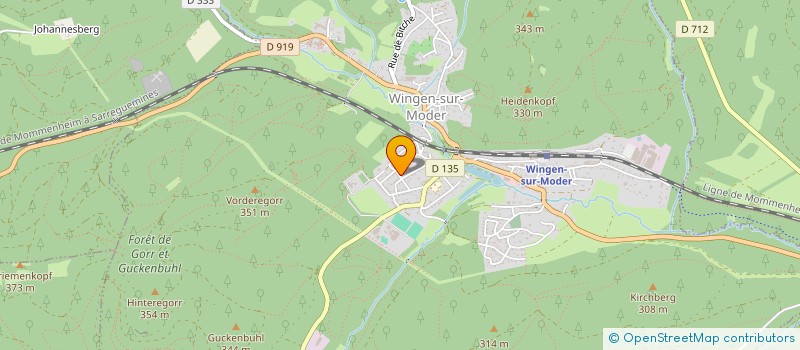 localisation de l'entreprise MADELEINE  WINGEN-SUR-MODER