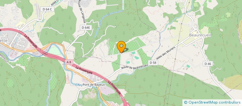 localisation de l'entreprise MADELEINE  LE THOLONET