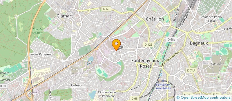 localisation de l'entreprise MADELEINE à FONTENAY-AUX-ROSES