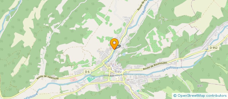 localisation de l'entreprise MADELEINE  RIEZ