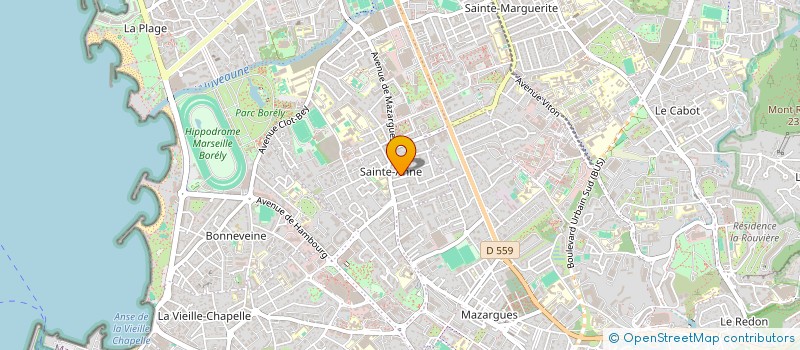 localisation de l'entreprise MADELEINE  MARSEILLE