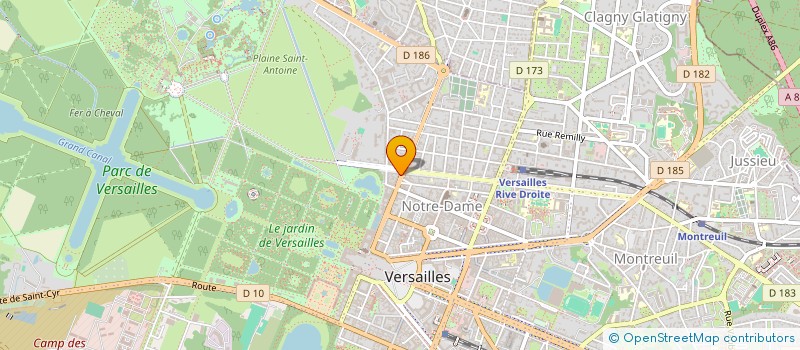 localisation de l'entreprise MADELEINE CONSEIL à VERSAILLES